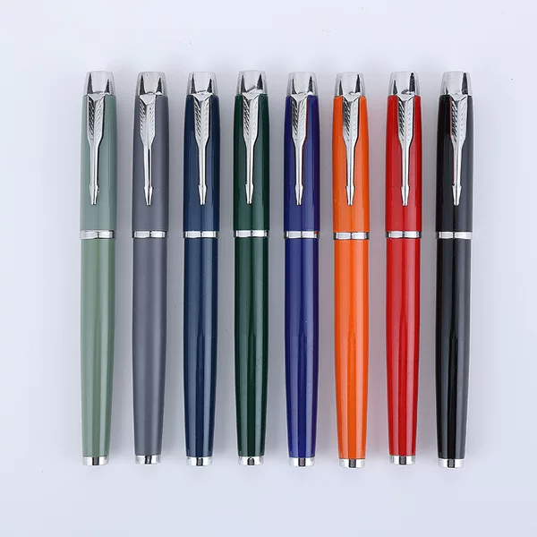 Business sign pen metal rod neutral pen water pen ball pen gift pen support lettering custom logo