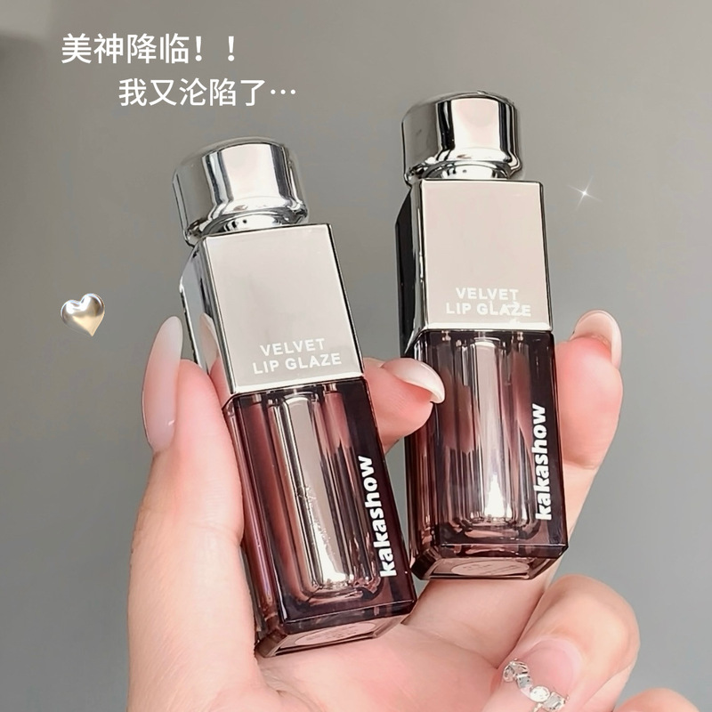 kakashow锁色丝绒唇釉柔雾唇蜜哑光显白气质口红自然唇泥丝滑C355|undefined