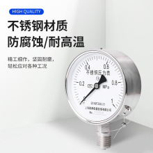 ll压力表全不锈钢套装Y100BF缓冲管针型阀水压液压油压蒸汽表缓冲