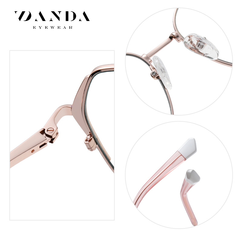 Gafas de moda de comercio exterior marco gafas lisas de moda de mujer JS8629 celebridad de Internet ins estilo miopía gafas de luz anti-azul