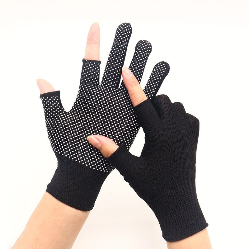 Summer Gloves Non-slip Thin Breathable Ride Sunscreen Sports Men's and Women's Outdoor Mountaineering Rock Climbing Wear-resistant Labor Protection Spring and Autumn