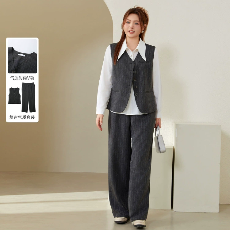 Funny Show большой размер женской одежды в британском стиле ретро-модный темперамент