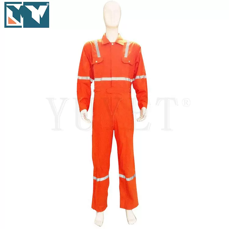 厂家定制阻燃工作服阻燃防火隔热连体工装服直销