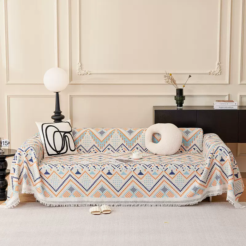 波西米亚风四季通用沙发巾一片式沙发盖毯防滑耐脏沙发套罩批发