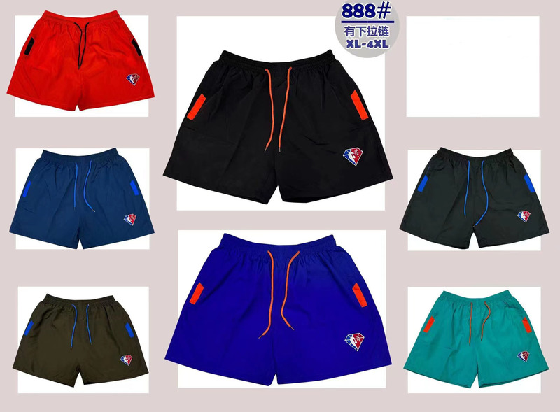 Beach pants men's loose quick-drying three-point sports shorts summer swimming trunks hot spring seaside holiday can be launched