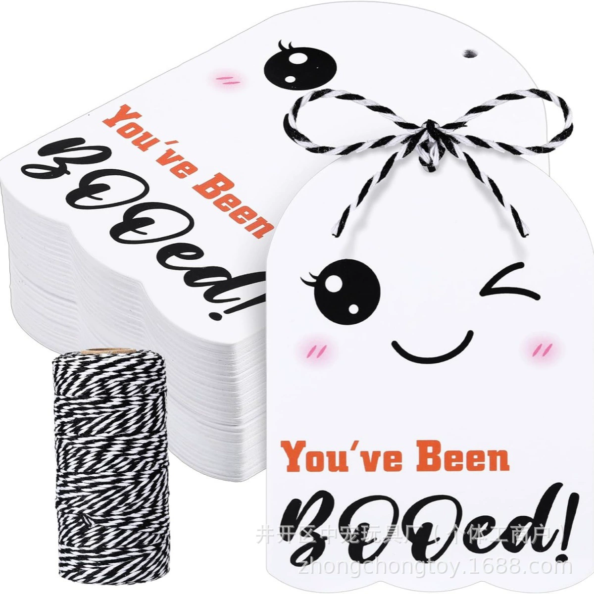 Трансграничный Хэллоуин бирка украшения Halloween Подарочная сумка конфеты коробка украшения листинг карты украшения этикетки