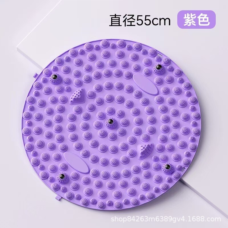 指圧マット 家庭用 足裏マッサージ ランニングマット 足裏マッサージパッド 厚手 丸型 足マッサージパッド 指フィットネス 磁石入り 厚手|undefined