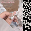 Resin for manicure contains rose, three dimensional white accessory, nail decoration, mountain tea, wholesale