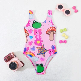 比基尼;连体泳衣;儿童户外服