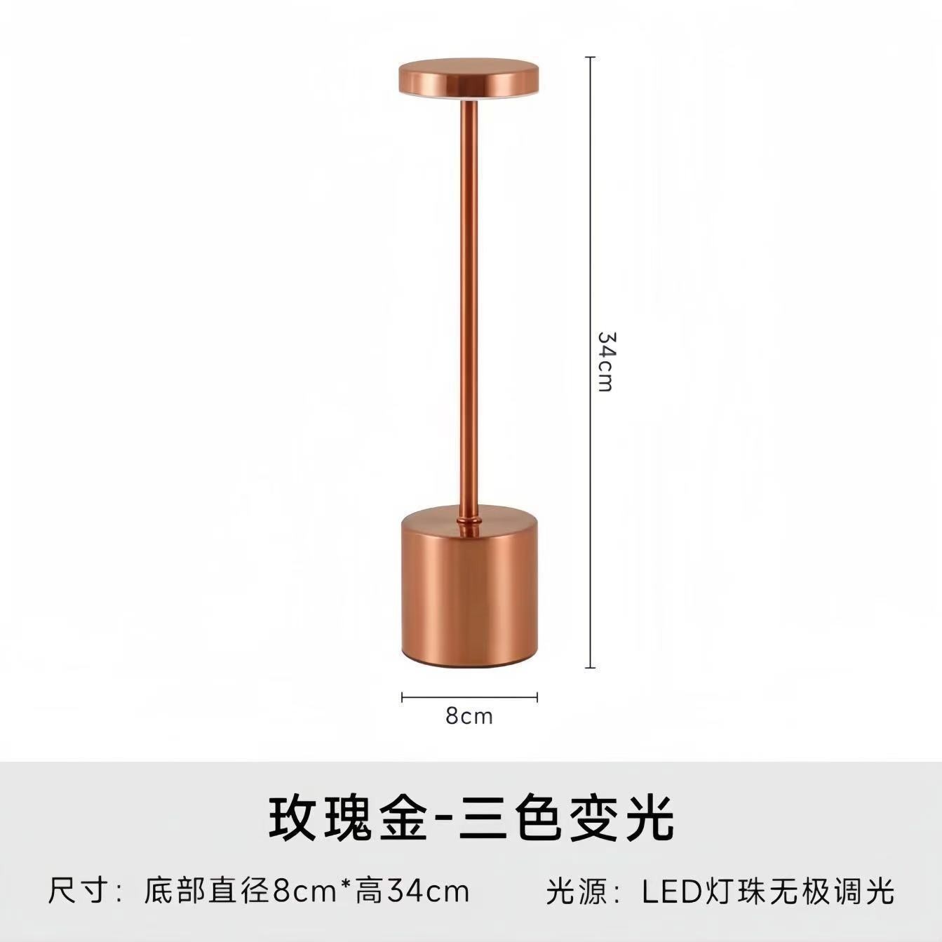 Regalos creativos Estrellas Luna Luz de noche Touch Tricolor Charge Atmosphere Light Dormitory Birthday Gift Light Night