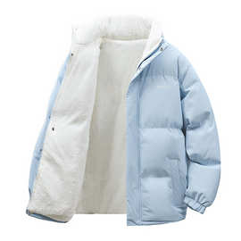 羊羔绒棉衣男士外套秋冬季面包羽绒棉服情侣冬装棉袄冬季潮流棉服