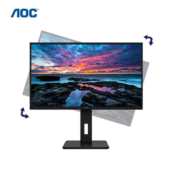 AOC 32寸2K4K高清IPS旋转升降商用设计家用办公液晶显示器Q32P2C