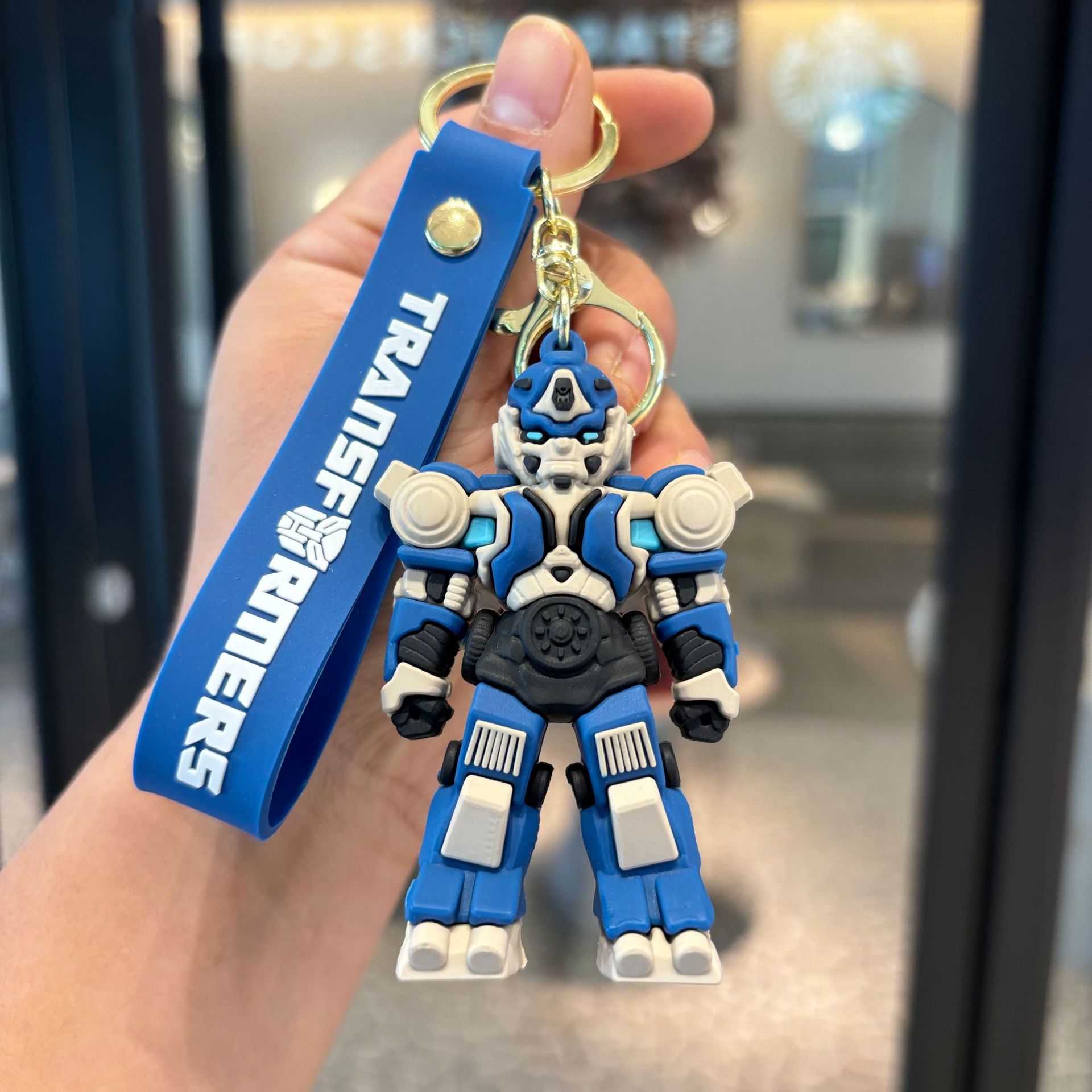 Nuevos productos Transformers colgante llavero tira muñeca máquina de pareja colgante transfronterizo exclusivo para la abeja creativa