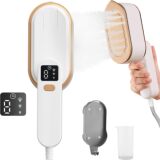 Настенная ручная машина для гладильной машины для гладильной машины домохозяйственная небольшая паровая щетка цифровая дисплей интеллектуальное мини-портативное железо