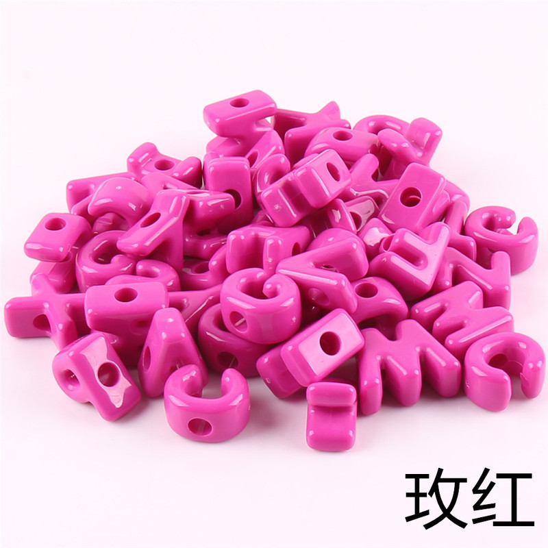 大穴レタービーズアクリル英語手作りビーズルースビーズ携帯電話チェーンペンダント diy 材料ジュエリーアクセサリー|undefined