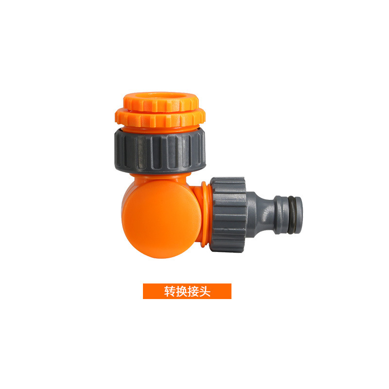 Conector de chupete giratorio de plástico 4 minutos 6 minutos Adaptador de 1 pulgada Conector de grifo anti-doblado con rosca interna 180 grados