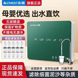志高净水器直饮家用饮水五级超滤机过滤前置厨房壁挂自来水净化器