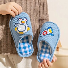 秋冬新款儿童拖鞋卡通宇航员女童拖鞋3-6岁男童8岁小孩拖鞋夏