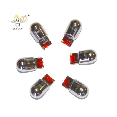 汽车灯泡T20 本琥珀色镀铬琥珀银 7440 1881转向灯 尾灯 指示灯|ms