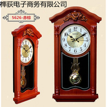 复古客厅老式敲点中式欧式客厅摇摆整点报时挂钟表复古时钟钟表
