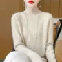 妈妈套头大码半高领针织衫