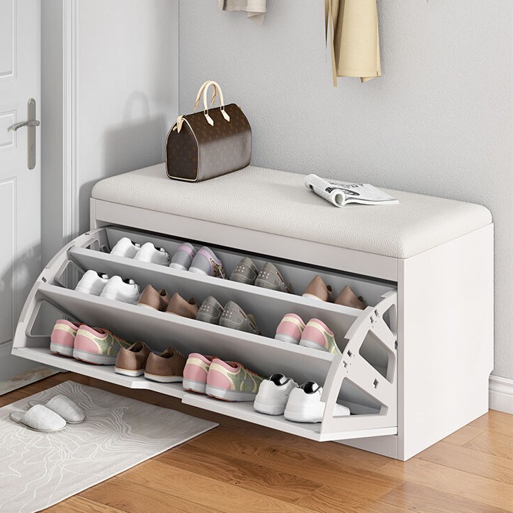 Tapping Bucket Shoe Changing Stool Household Doorway Shoe Cabinet Seatable Integrated Storage Cabinet Household Shoe Stool Simple Shoe Rack Storage Cabinet