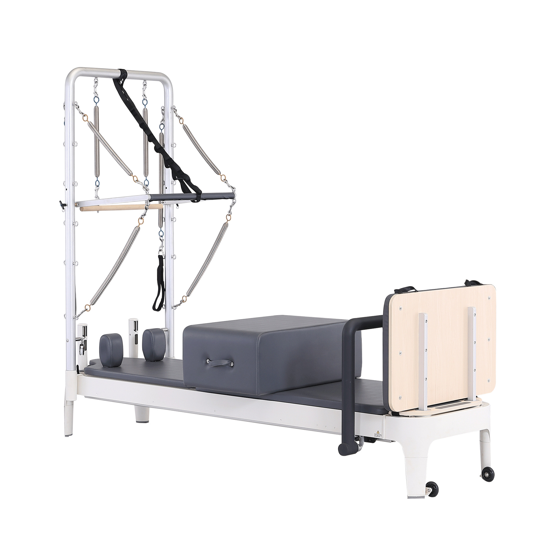 Los fabricantes suministran Pilates cama de núcleo de cinco piezas equipo grande cama de núcleo de silla estable de barril de escalera semielevada dos en uno