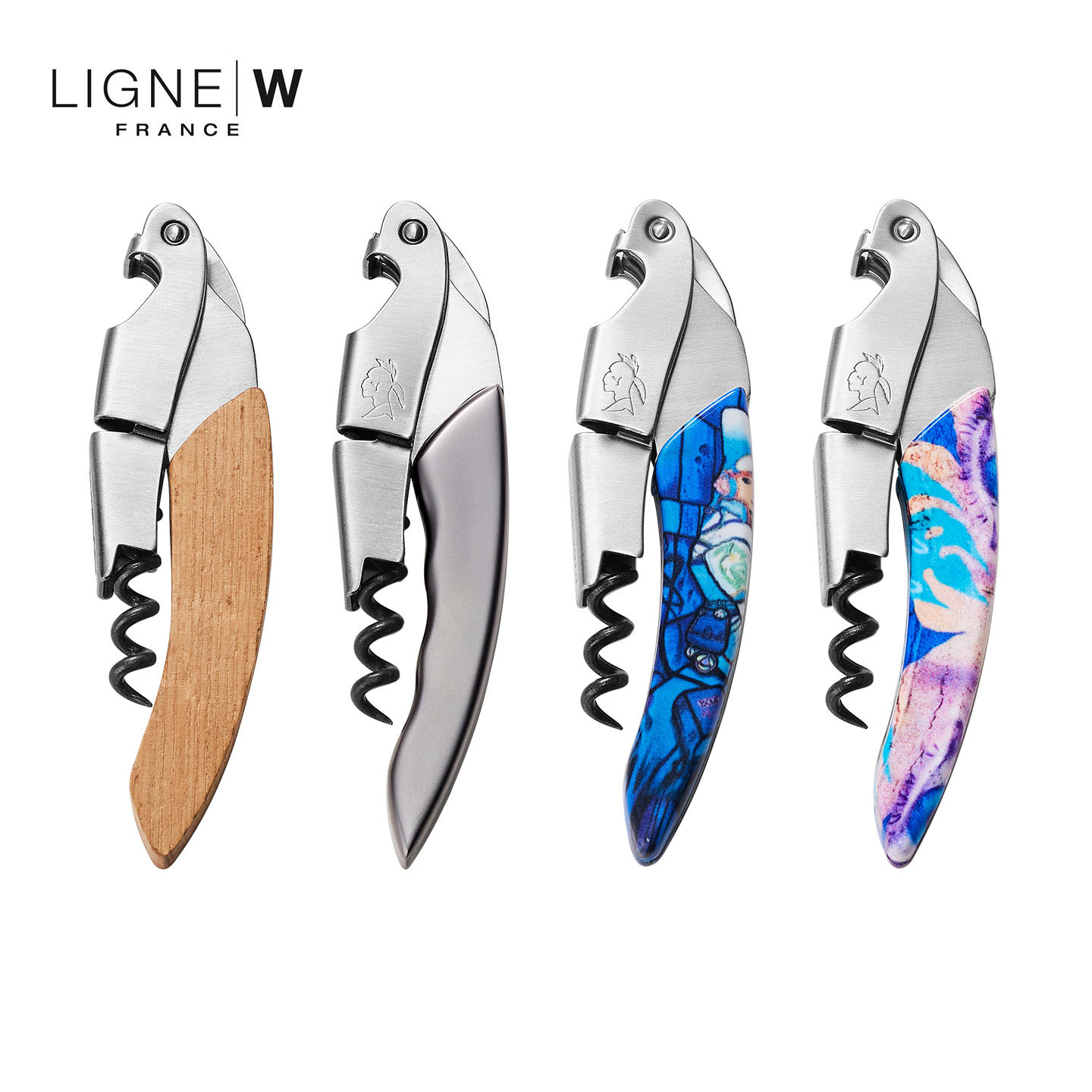 法国LIGNE W莱蒂威 红酒开瓶器酒刀海马刀实木便携多功能轻奢礼物