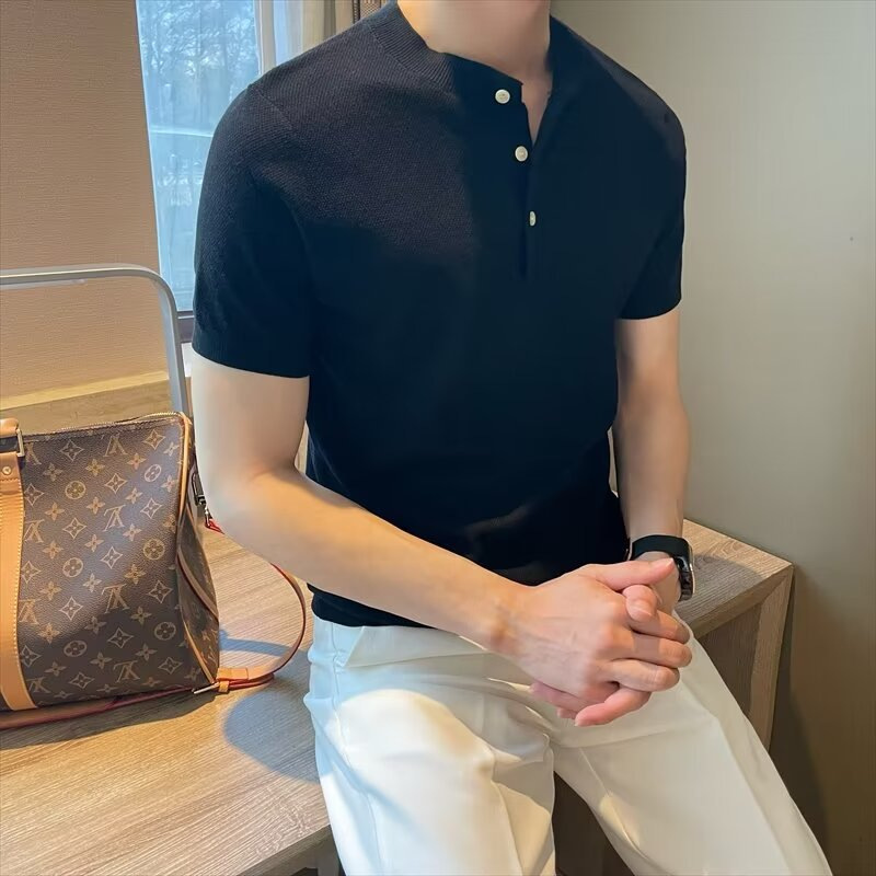 Summer knitted T-shirt