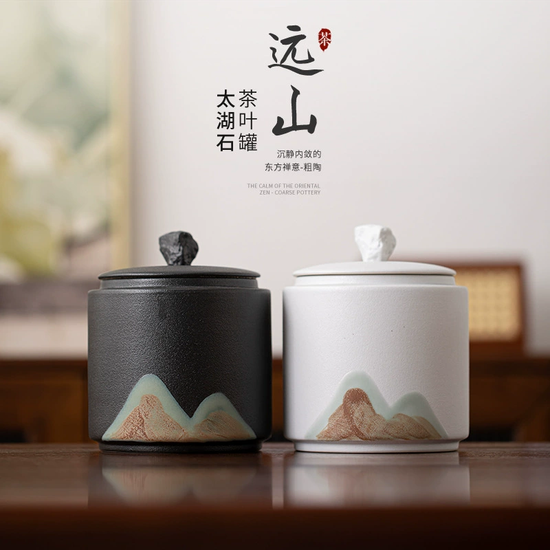 Юаньшань Тайху каменный чайный резервуар большой емкости керамический домашний чайный склад герметичный резервуар для хранения влаги