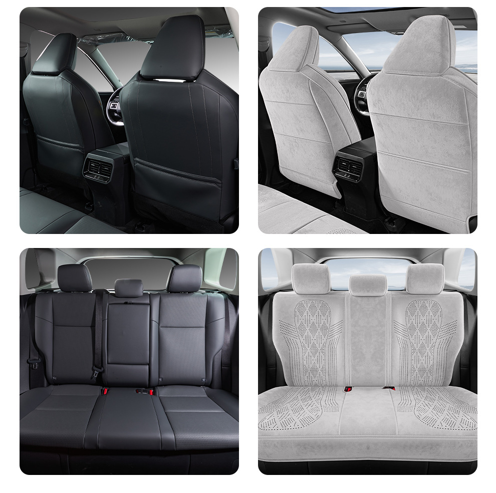 26 Models of Car Seat Covers Specifically for the Corolla Cross, Suitable for All Seasons, Fully Enclosed, Made of Perforated Suede, Breathable Seat Covers