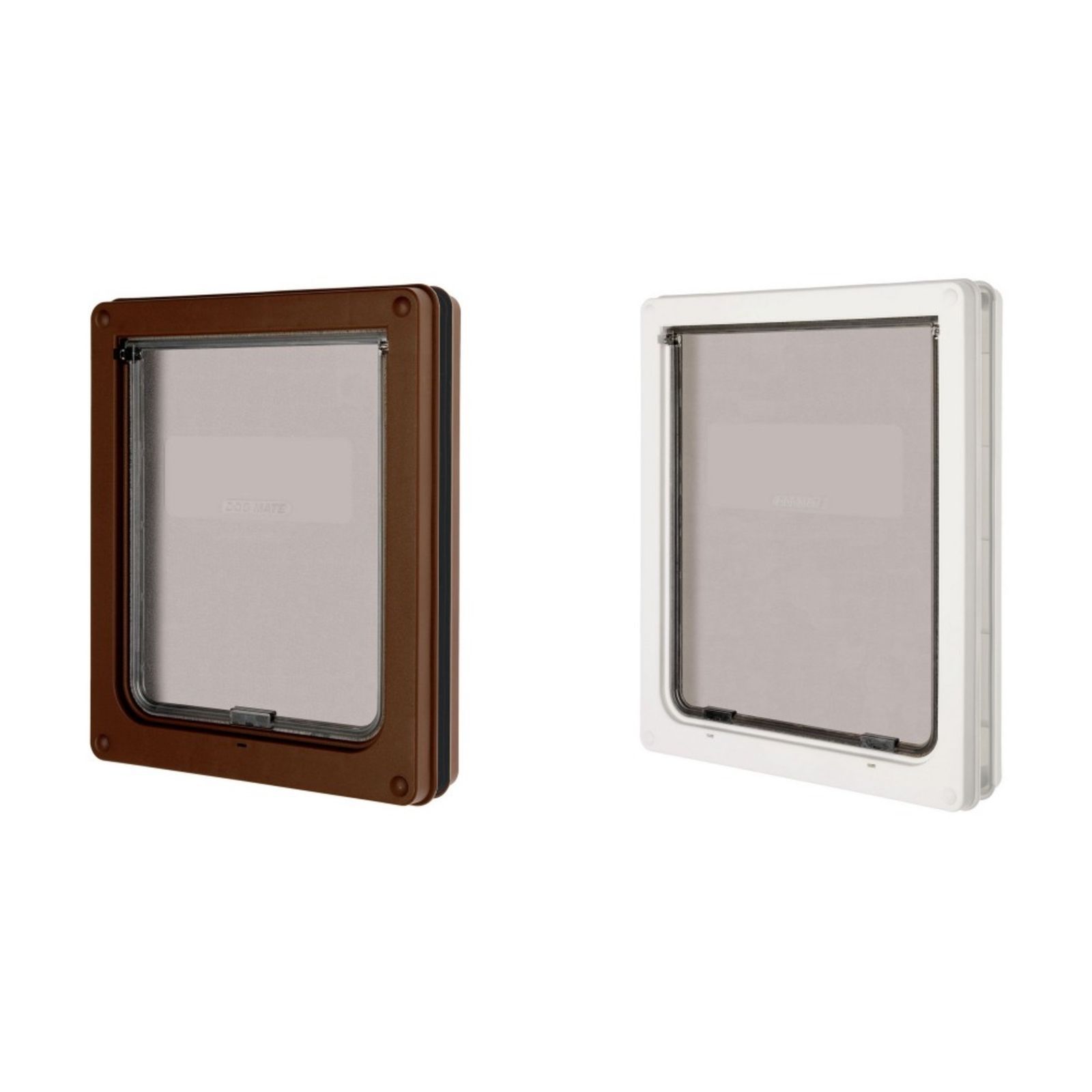 Fábrica de suministros para mascotas puerta del gato agujero de la puerta del perro puede controlar la dirección de acceso blanco negro marrón puerta del animal doméstico