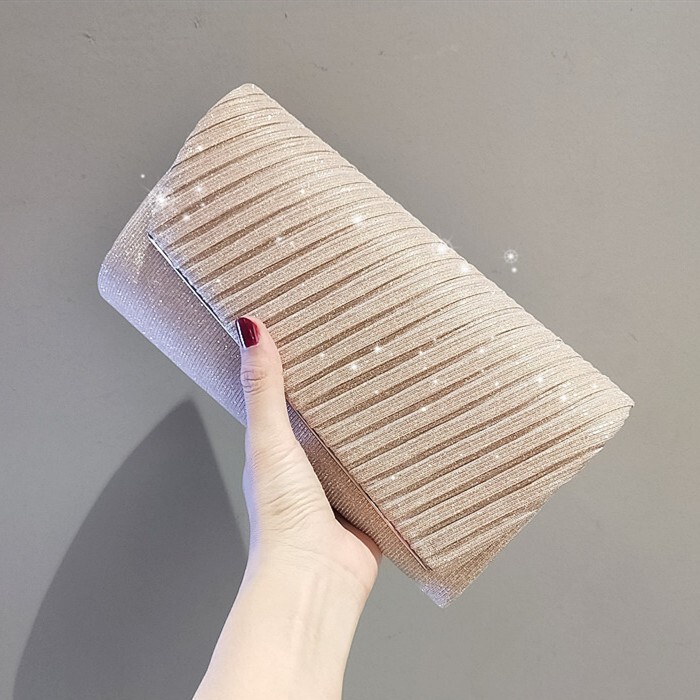 Casual Clutch Bag, Large Clutch Envelope Bag, Japanese-Style Shoulder Crossbody Chain Bag, Fashionable Office Worker White-Collar Women's Bag