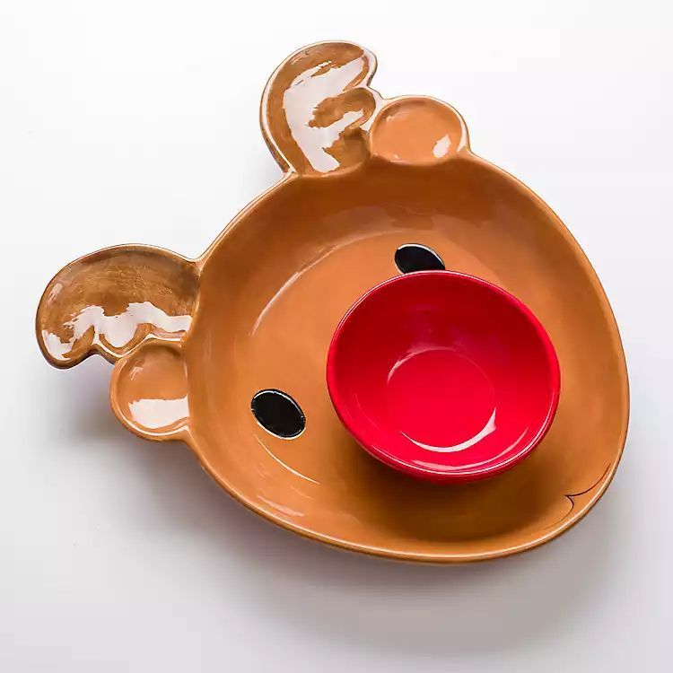 Ceramic Christmas-Themed Creative Plates for Home Use, Cute Cartoon Dinner Plates, Holiday Decoration Items, High-Value Tableware