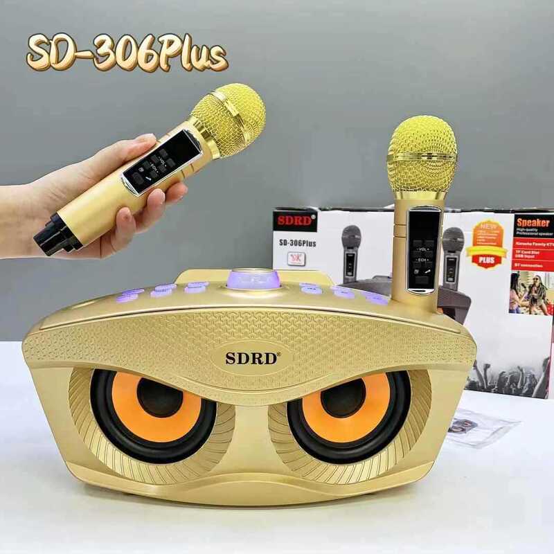 New Owl SD306PLUS Amplified Bluetooth Audio Family Party KTV Wireless Double Chorus Speaker
