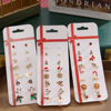 Christmas earrings, set for elderly, European style