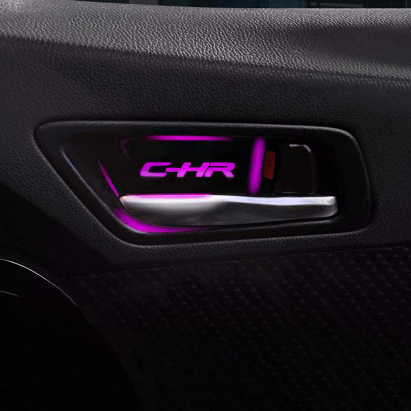 适用20款丰田C-HR内门碗灯内拉手扶手氛围灯改装门碗迎宾灯