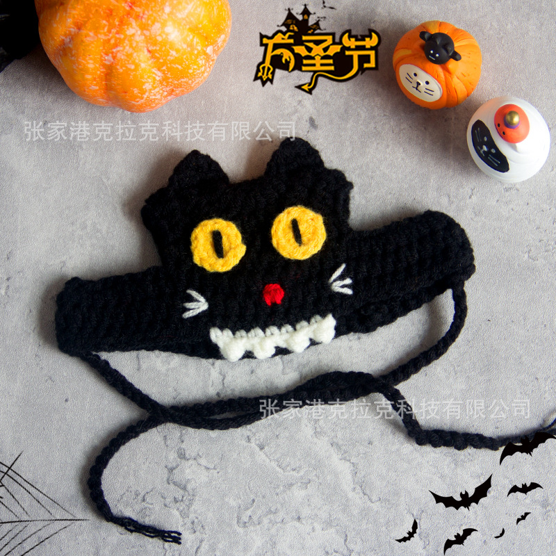 волшебная шляпа черного кота / Размер S ( 1.5-3.5kg )