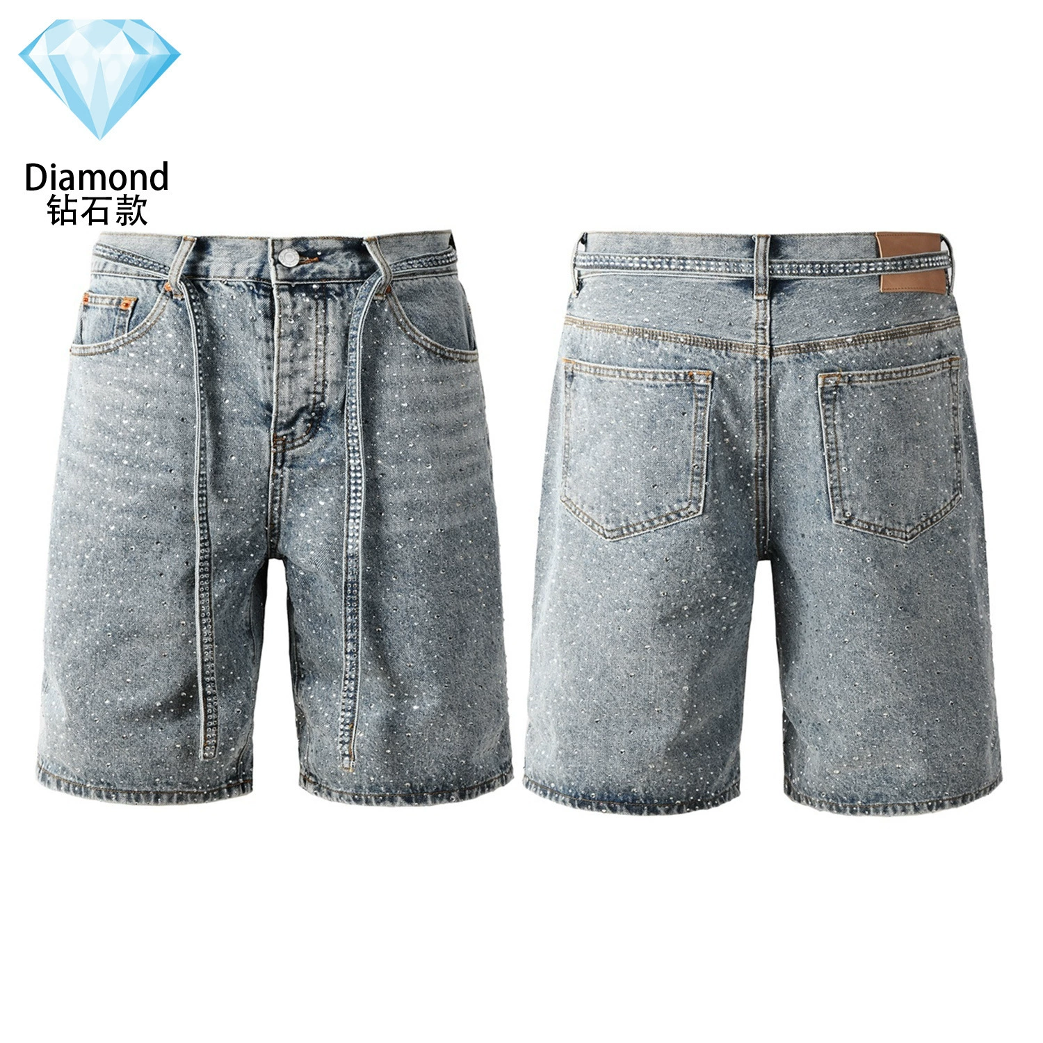 Европейский и американский трендовый бренд LIMITED PURPLE SHORTS фиолетовые брендовые уличные хип-хоп рваные distressed джинсовые шорты