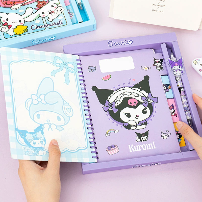 Sanrio, ноутбук, книга, подарочная коробка, детский набор, подарок на день рождения