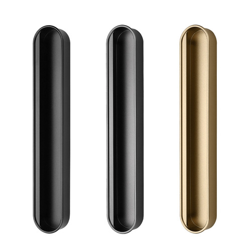 Minimalist wardrobe built-in handle black hidden built-in slotted cabinet drawer cabinet door hidden handle invisible