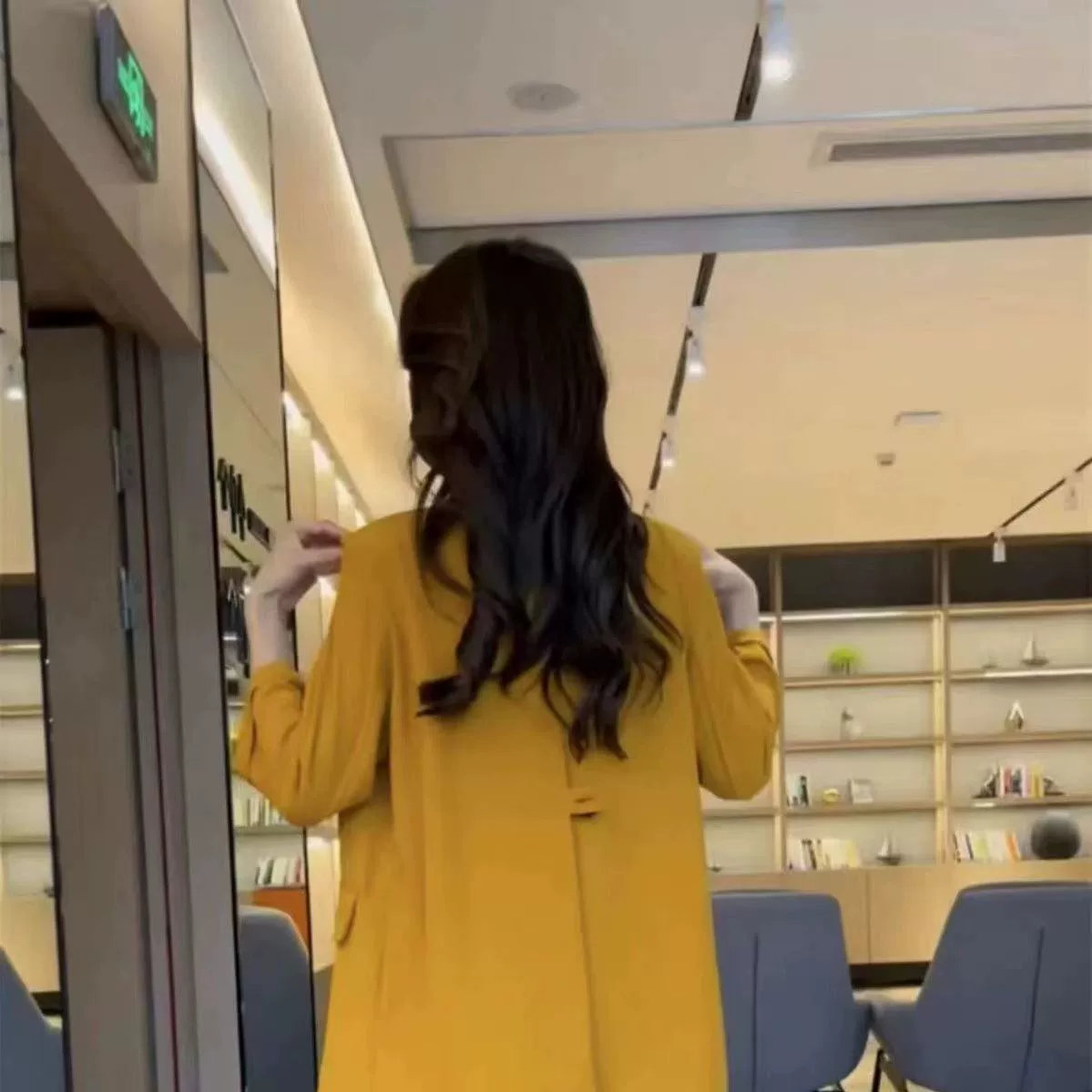 Classic suit, thin jacket for leisure, set, city style
