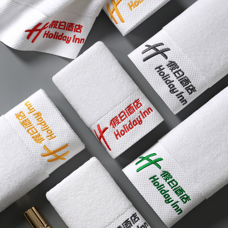 Customized Towels and Bath Towels 90*180 for Hotel Beauty and High-End Clubs, Multiple Sizes Available and Customizable Logo
