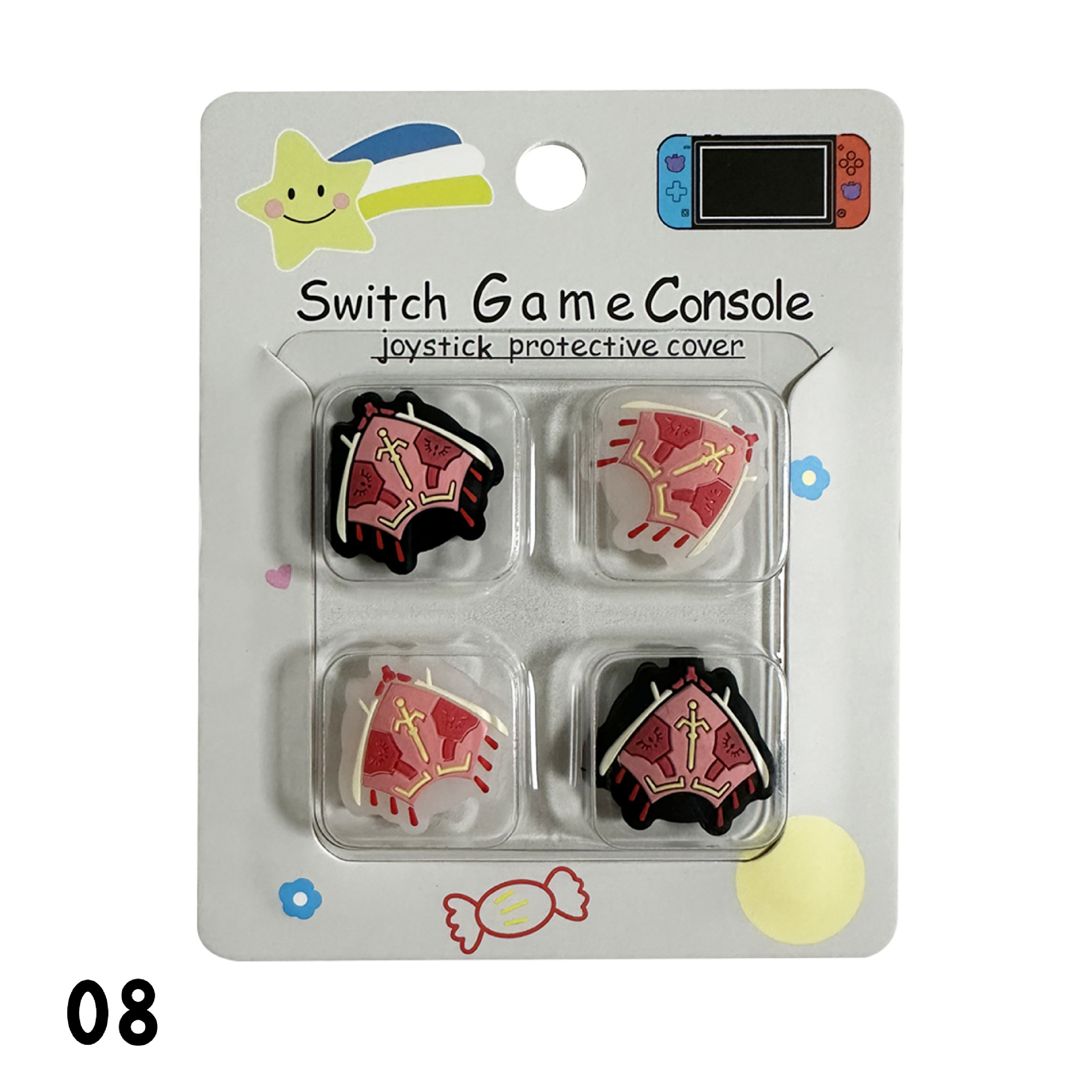 Tapa basculante de silicona de Nintendo Switch de dibujos animados NS Lite tapa basculante tapa protectora mango tapa protectora basculante