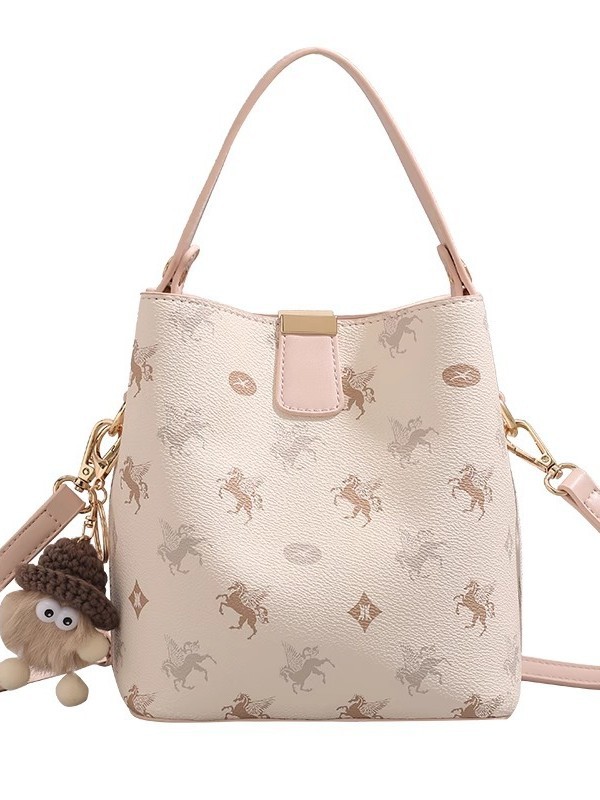 Bolso de cubo original para mujer 2025 nueva canasta de verduras portátil casual nicho bolso de mensajero de un solo hombro