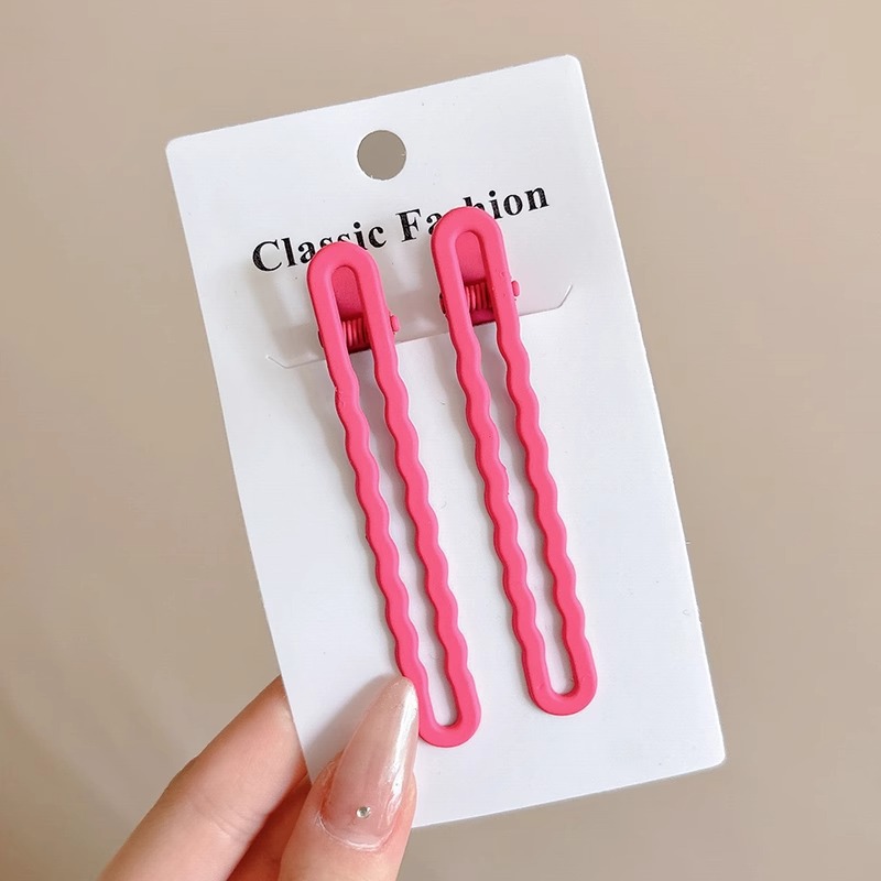 Horquilla de metal de alta calidad para otoño e invierno clip para flequillo en la frente femenina