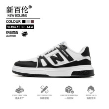 哇噢正品小白鞋百新百伦官方女复古春秋情侣款板鞋搭休闲运动男鞋