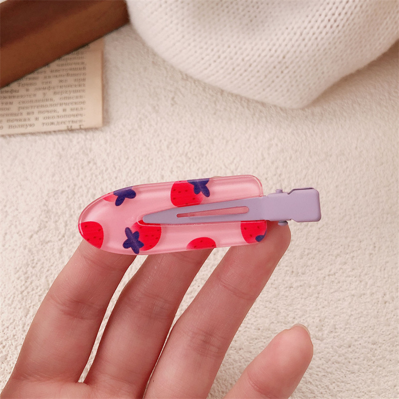 Un par de impresión de arco para niñas pinzas de cabello sin marcas de dibujos animados para mujeres adorables pinzas de cabello para el cabello de bordas rotas image 26