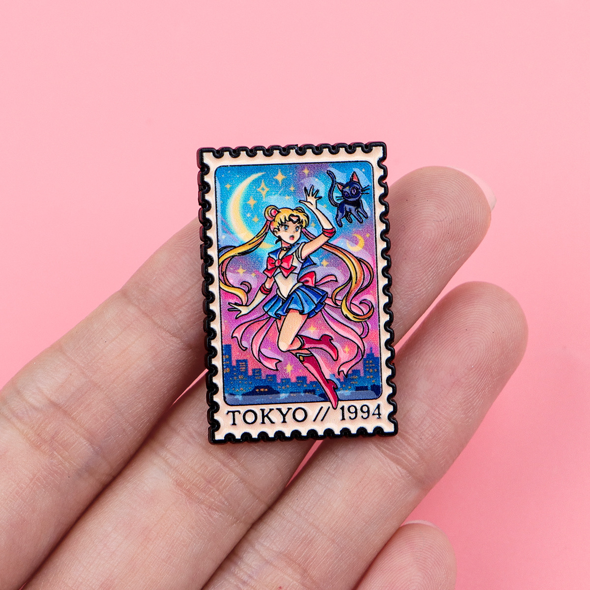 Cartoon brooch