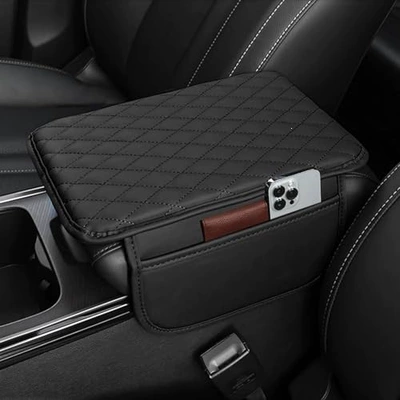Foam, Thickened Leather Protective Cover, Armrest box pad